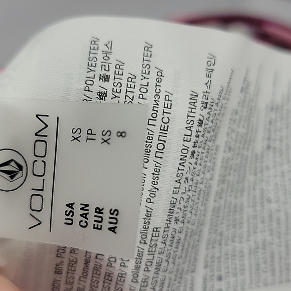 Volcom Palm Urself one piece swimsuit Pink XS - Picture 4 of 8